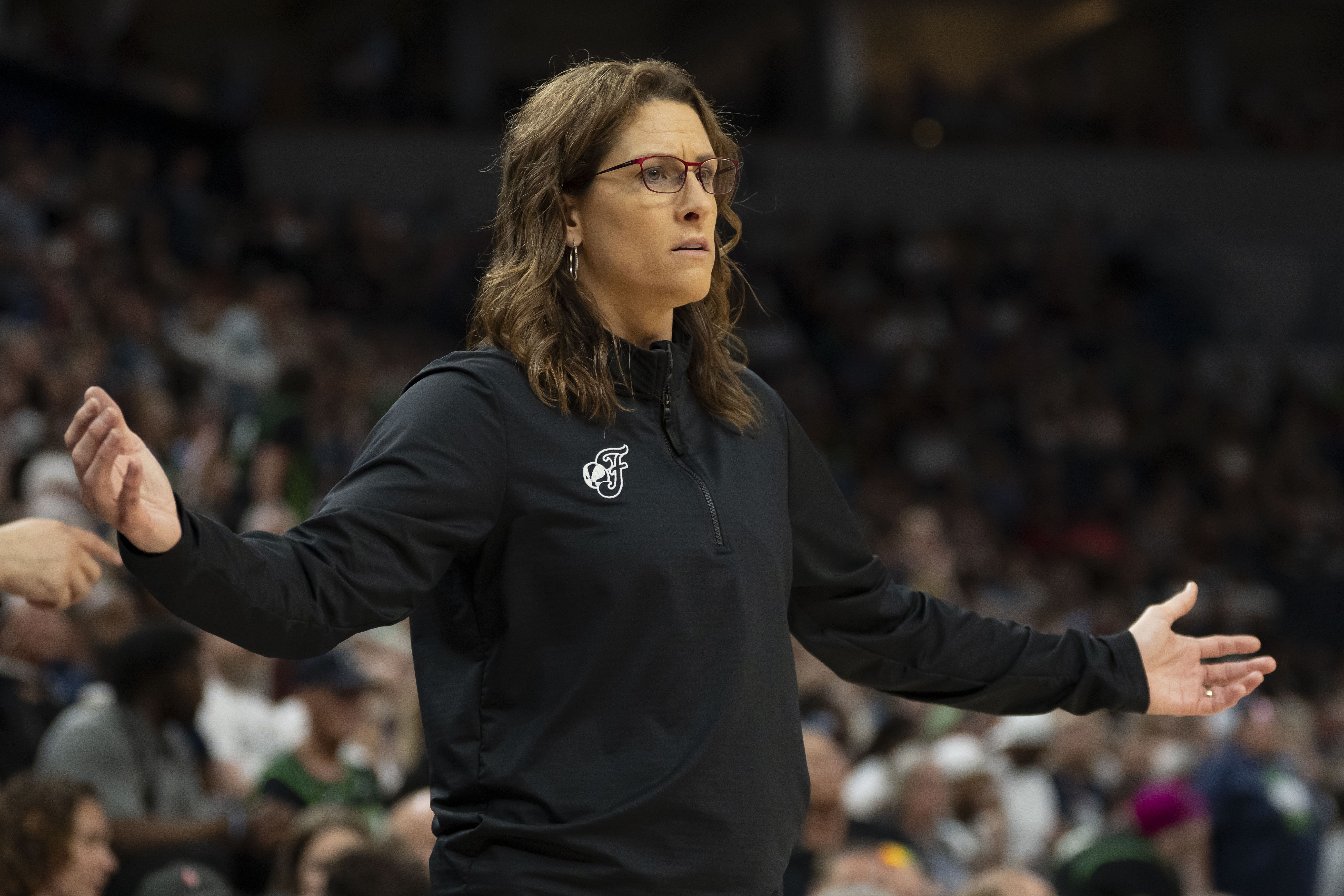 Stephanie White explains why the Fever lost to the Sparks. (Photo: IMAGN)